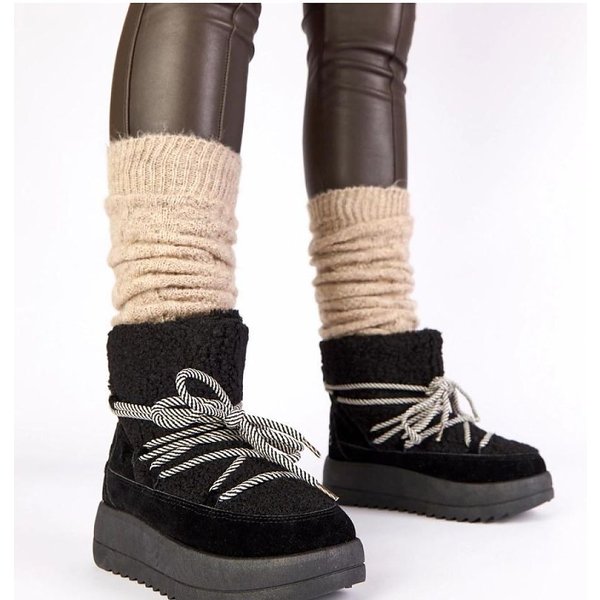 Snow boots model 221365 Solea - 36 - Black