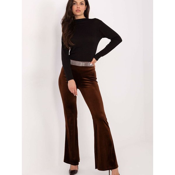 Women trousers model 221555 Italy Moda - ONE-SIZE-FITS-ALL - Brown