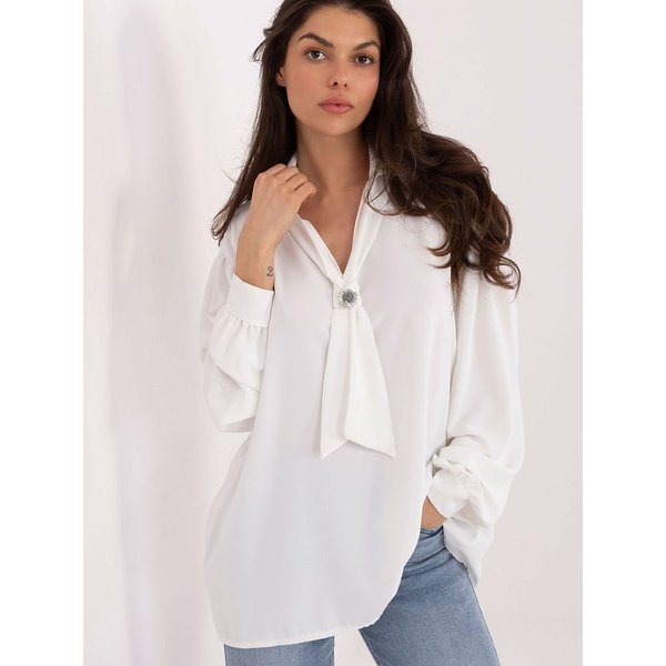 Blouse model 221694 Factory Price - ONE-SIZE-FITS-ALL - White