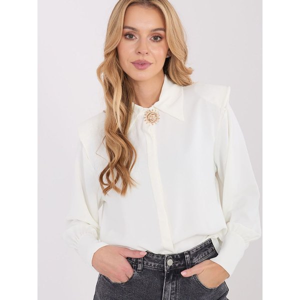 Long sleeve shirt model 221753 Italy Moda - ONE-SIZE-FITS-ALL - Beige