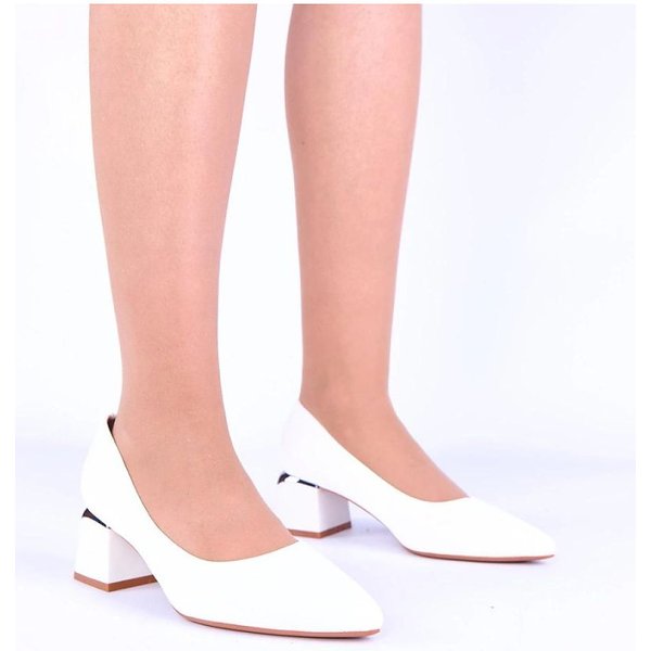 Block heel pumps model 222039 Solea - 39 - White