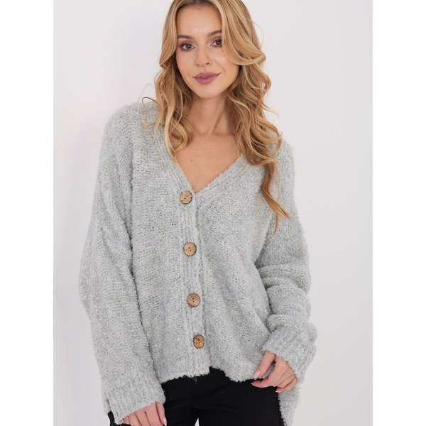 Cardigan model 222110 Factory Price - ONE-SIZE-FITS-ALL - Grey