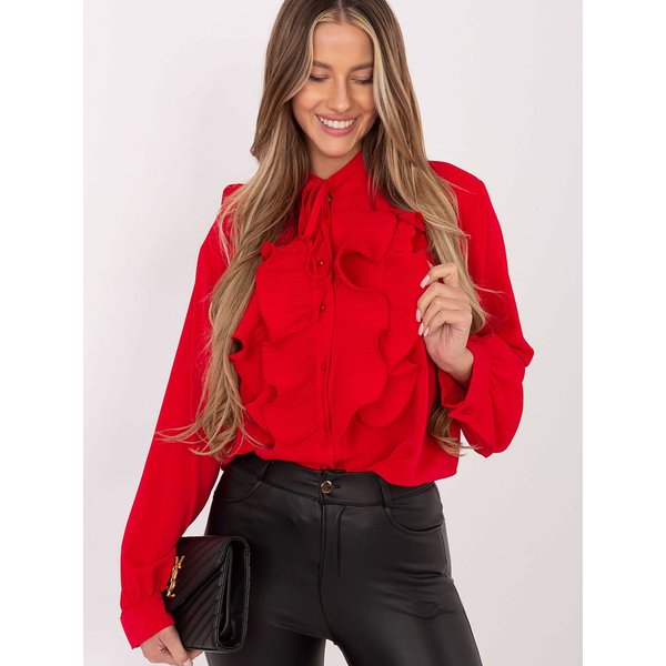 Long sleeve shirt model 222125 Factory Price - ONE-SIZE-FITS-ALL - Red