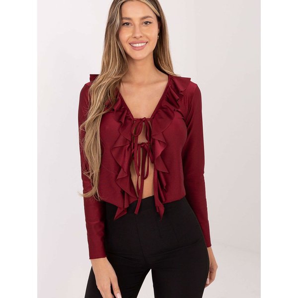 Blouse model 222152 Italy Moda - ONE-SIZE-FITS-ALL - Red
