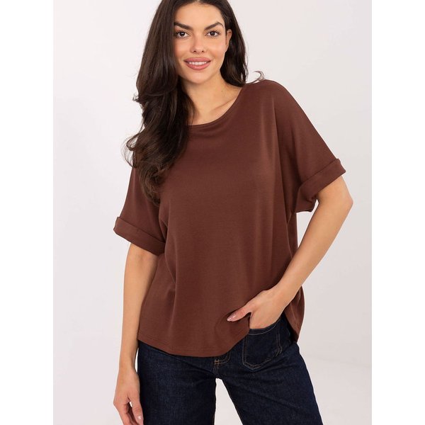 Blouse model 222508 Factory Price - ONE-SIZE-FITS-ALL - Brown