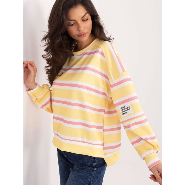 Sweatshirt model 222766 Italy Moda - ONE-SIZE-FITS-ALL - Yellow