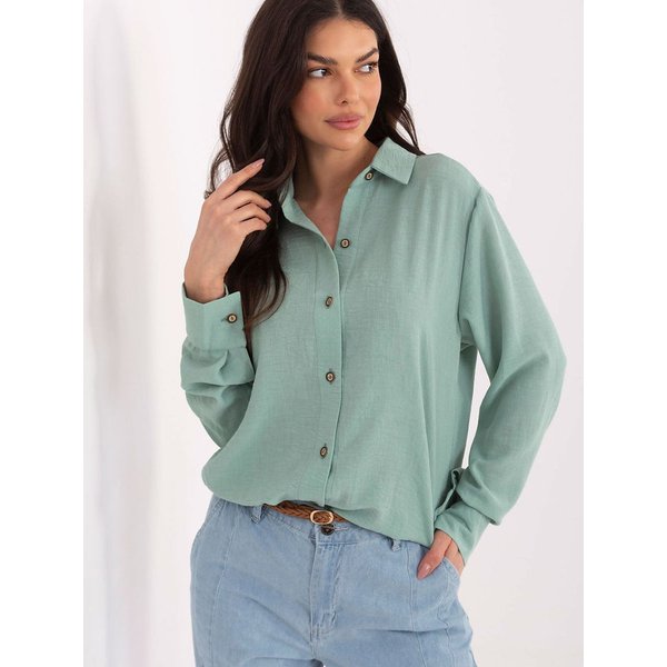 Long sleeve shirt model 222846 Lakerta - M - Green