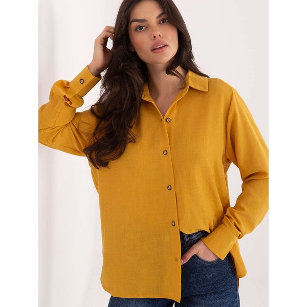 Long sleeve shirt model 222847 Lakerta - S - Yellow
