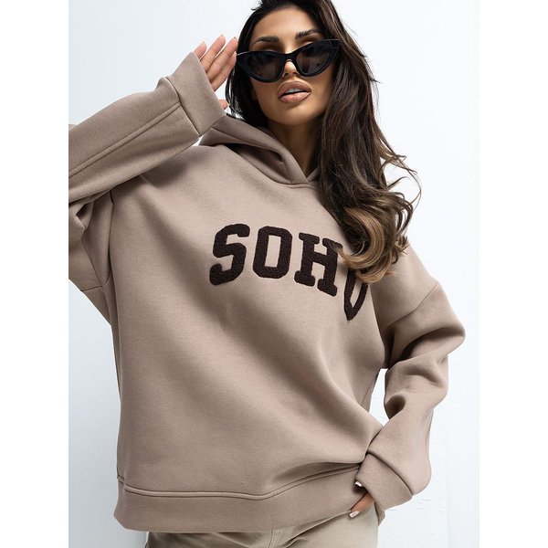 Sweatshirt model 222918 Rue Paris - ONE-SIZE-FITS-ALL - Beige