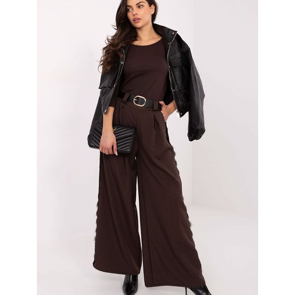 Women trousers model 223203 Italy Moda - ONE-SIZE-FITS-ALL - Brown