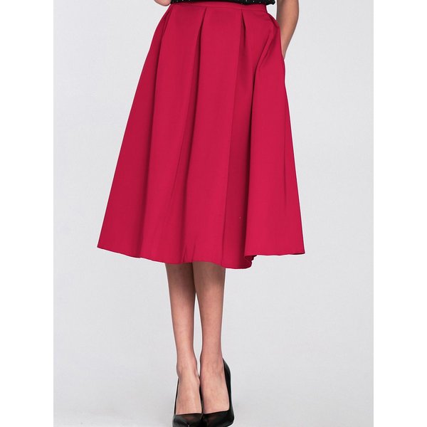 Skirt model 223284 Nife - 40 - Red