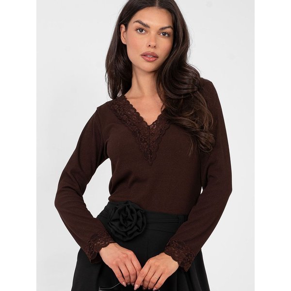 Blouse model 223495 Italy Moda - ONE-SIZE-FITS-ALL - Brown