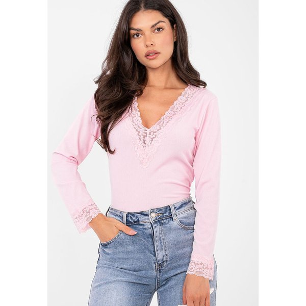 Blouse model 223498 Italy Moda - ONE-SIZE-FITS-ALL - Pink