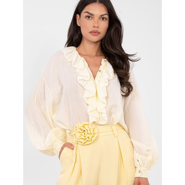 Blouse model 223502 Factory Price - ONE-SIZE-FITS-ALL - Yellow