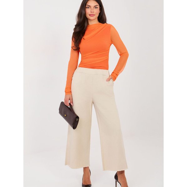 Women trousers model 223772 Italy Moda - ONE-SIZE-FITS-ALL - Beige