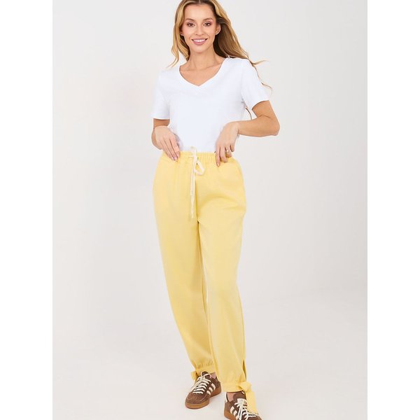 Tracksuit trousers model 223782 Italy Moda - ONE-SIZE-FITS-ALL - Yellow