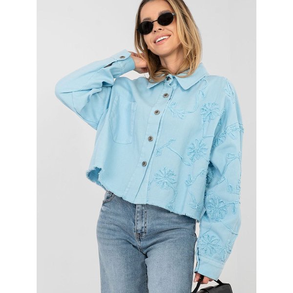 Denim jacket model 223793 Rue Paris - ONE-SIZE-FITS-ALL - Blue