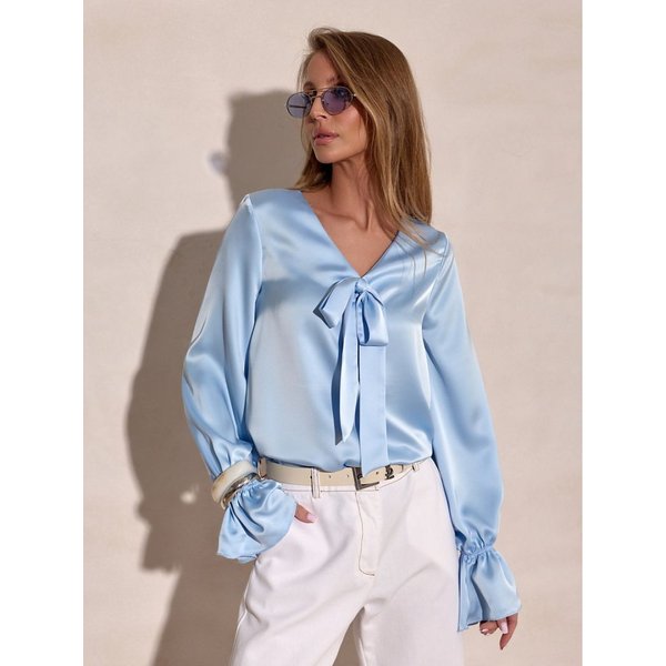Blouse model 224028 Roco Fashion - 38 - Blue