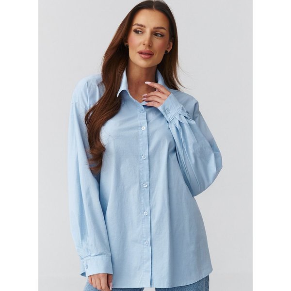 Long sleeve shirt model 224102 Makadamia - ONE-SIZE-FITS-ALL - Blue