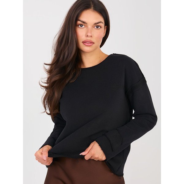 Sweatshirt model 224329 Factory Price - M/L - Black