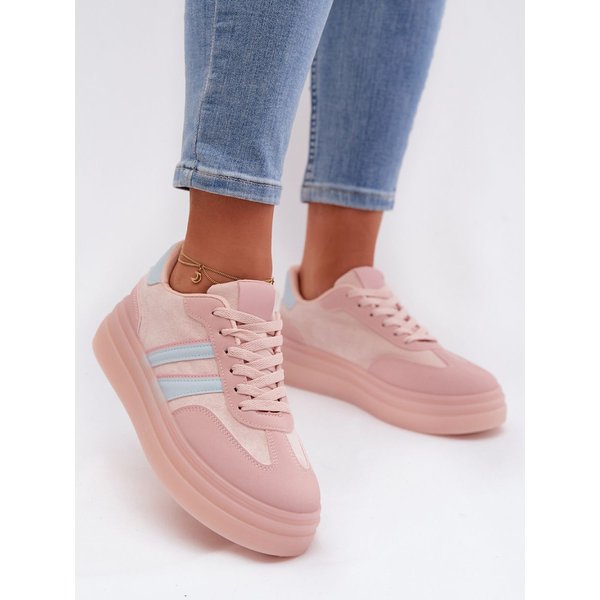 Platform sneakers model 224407 Step in style - 36 - Pink