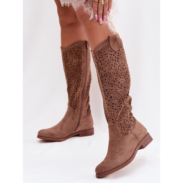 Open-work Boots model 224442 Step in style - 41 - Brown