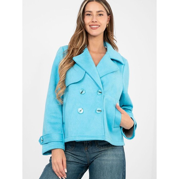 Coat model 224732 Factory Price - ONE-SIZE-FITS-ALL - Blue