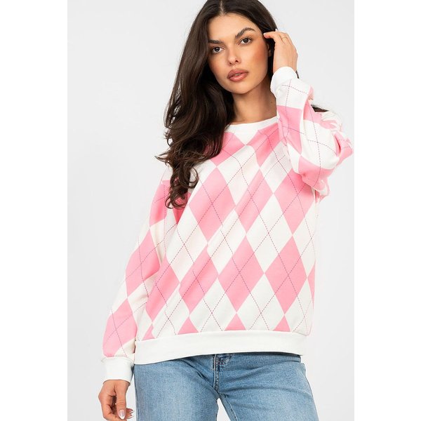 Sweatshirt model 224854 Italy Moda - ONE-SIZE-FITS-ALL - Pink