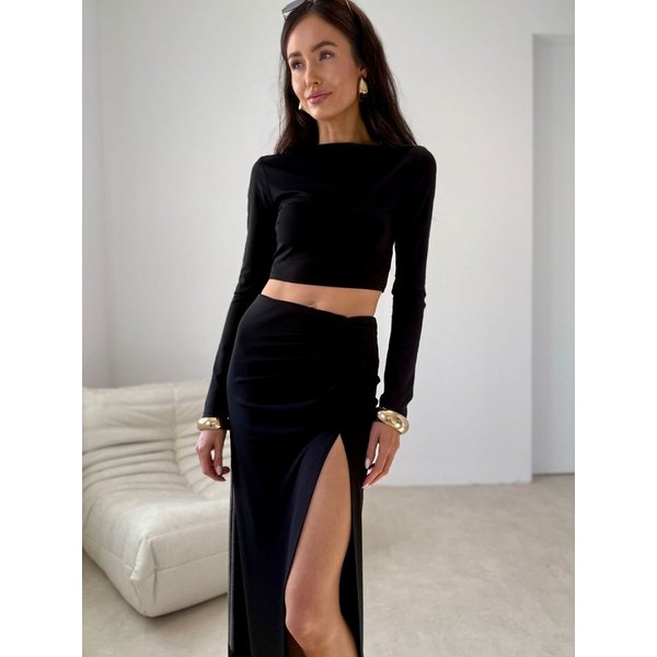 Blouse model 225283 Roco Fashion - 36 - Black