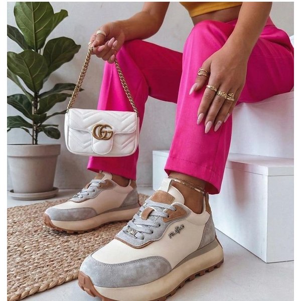 Platform sneakers model 226041 Solea - 40 - Beige