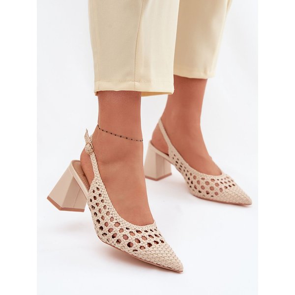 Heel sandals model 226506 Step in style - 36 - Beige