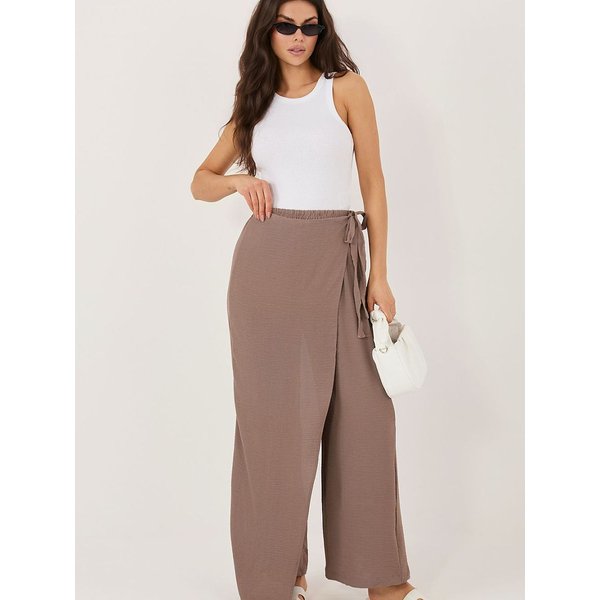 Women trousers model 227186 Factory Price - M/L - Brown