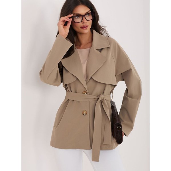 Coat model 227664 Rue Paris - ONE-SIZE-FITS-ALL - Beige