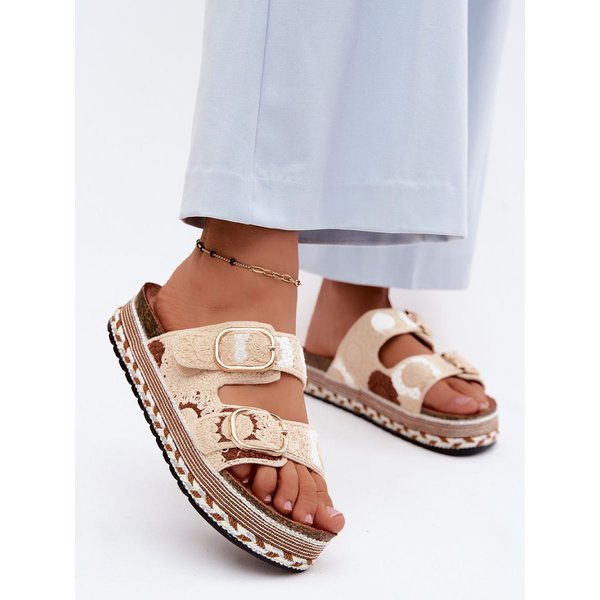 Platform sandals model 227935 Step in style - 39 - Beige