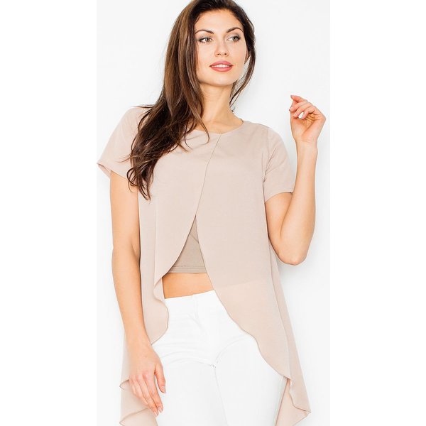Blouse model 57420 Figl - M - Beige