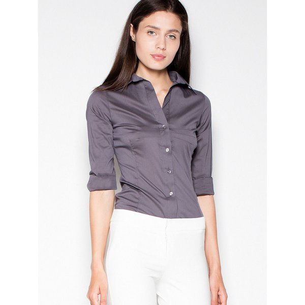 Long sleeve shirt model 77456 Venaton - XL - Grey