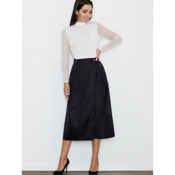 Long skirt model 111108 Figl - XL - Black