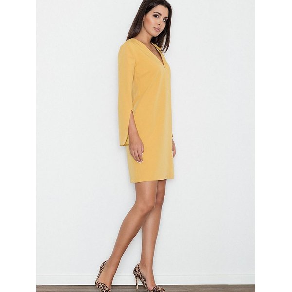 Daydress model 111125 Figl - L - Yellow