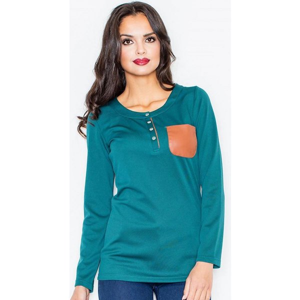 Blouse model 111737 Figl - L - Green