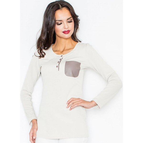 Blouse model 111738 Figl - L - Beige