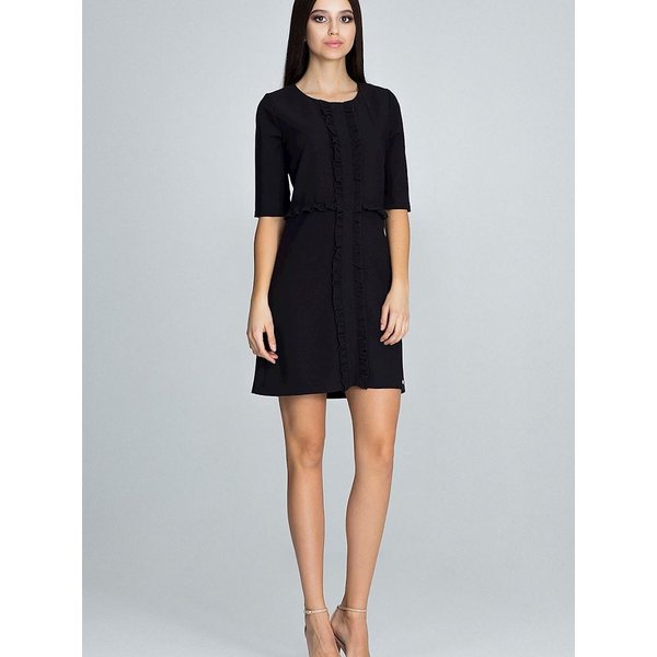 Cocktail dress model 116230 Figl - S - Black