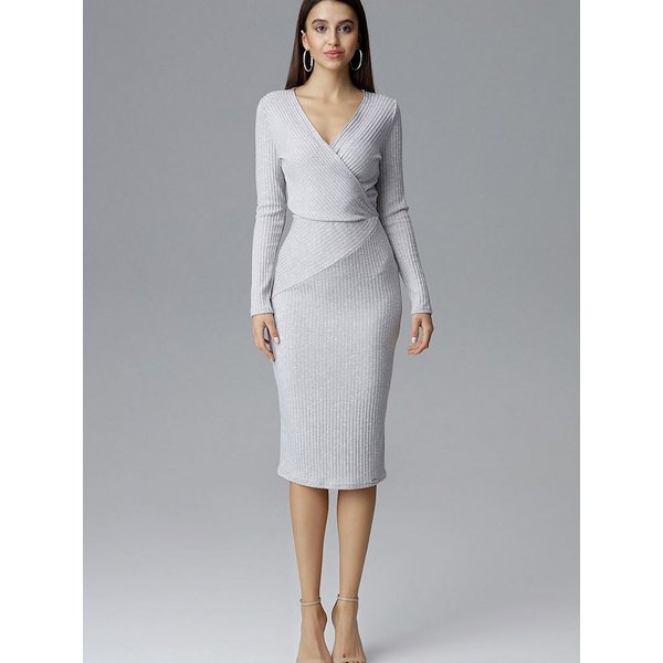 Cocktail dress model 126211 Figl - L - Grey