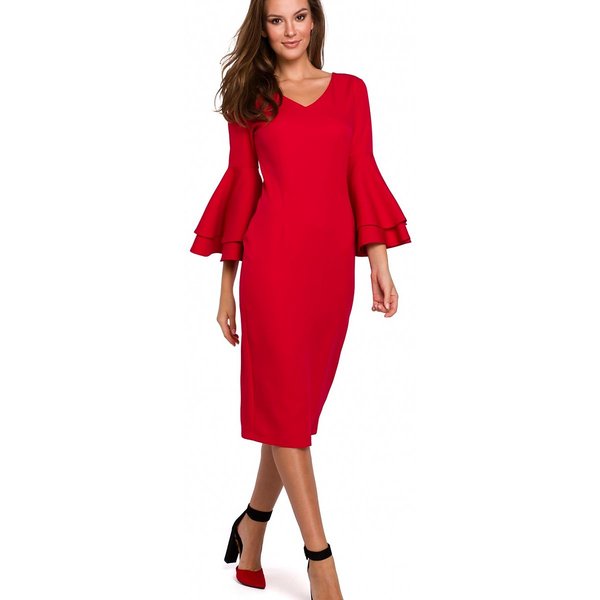 Cocktail dress model 138546 Makover - S - Red