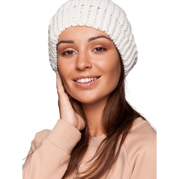 Beret model 148903 BE Knit - ONE-SIZE-FITS-ALL - Beige