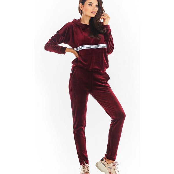 Tracksuit trousers model 149786 awama - M - Red
