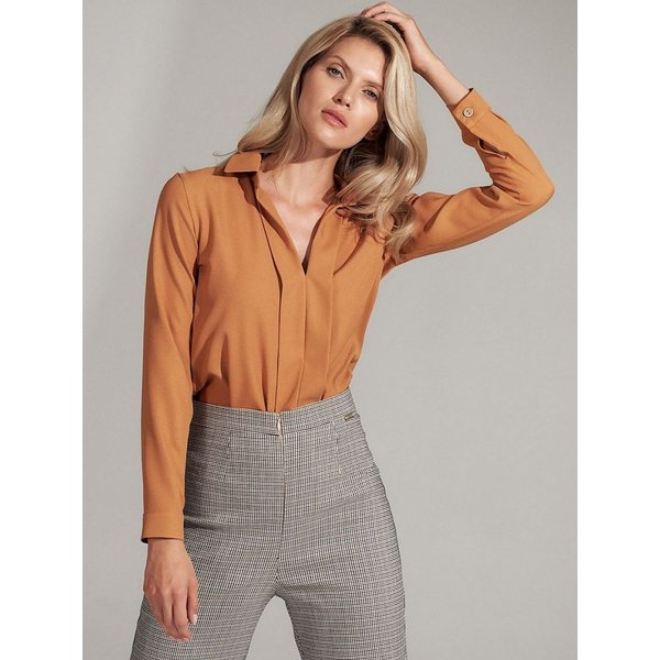 Blouse model 150431 Figl - M - Brown