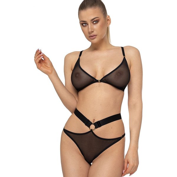 Sexy set model 155861 Anais - 2XL/3XL - Black