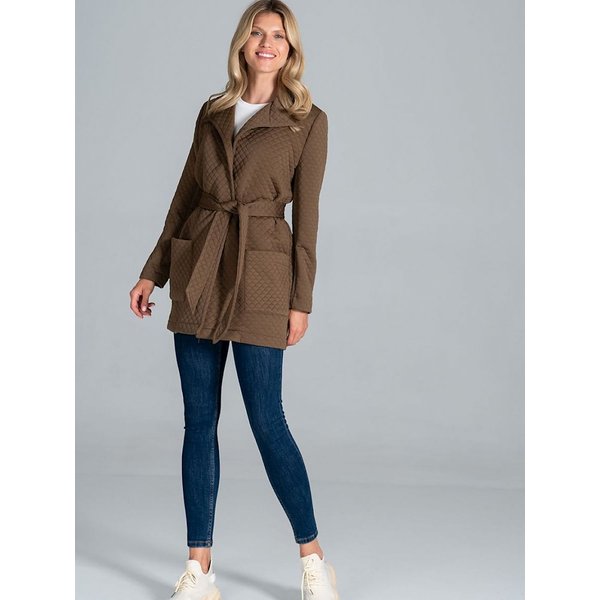Coat model 157558 Figl - S/M - Brown