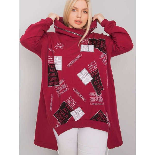 Sweatshirt model 160033 Relevance - ONE-SIZE-FITS-ALL - Red