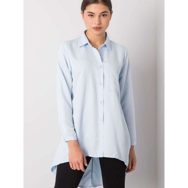 Long sleeve shirt model 160754 Ex Moda - ONE-SIZE-FITS-ALL - Blue